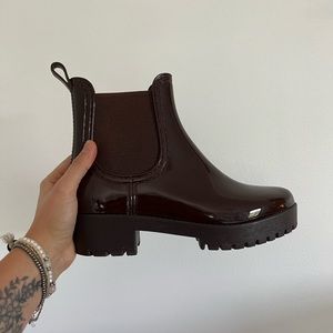 Jeffrey Campbell Women's Cloudy Chelsea Rain Boots